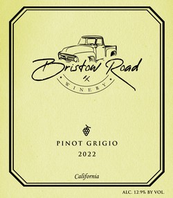 2022 California Premium Cork Finish  Pinot Grigio